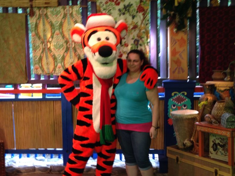 Becki & Tigger at Walt Disney World