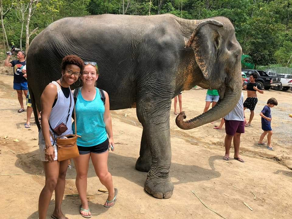 Lisa & a Friend in Thailand