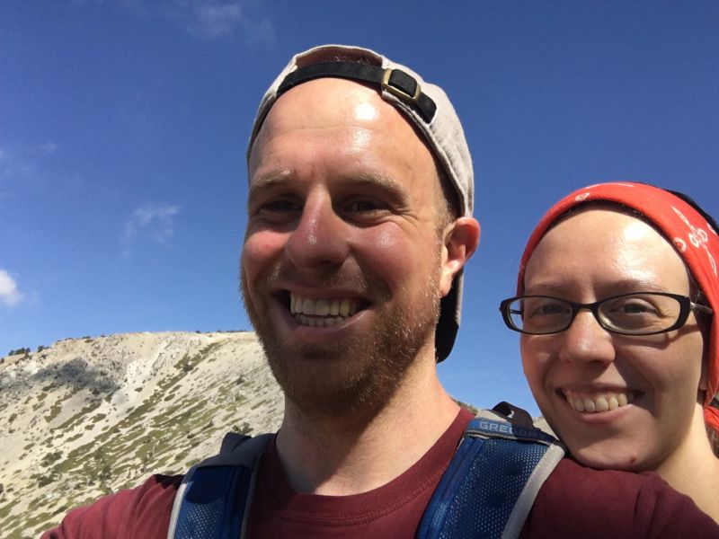 Selfie on Mt. Baldy in California