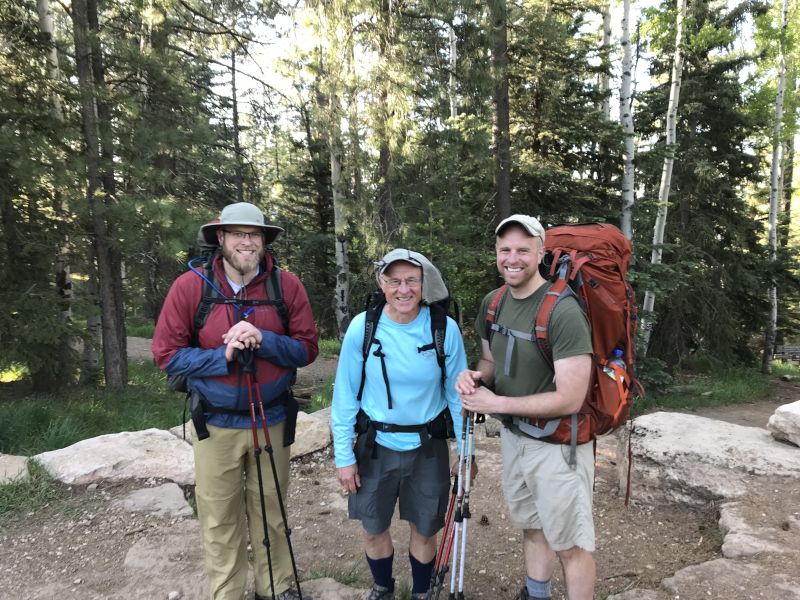 Family Picture While Hiking the Grand Canyon