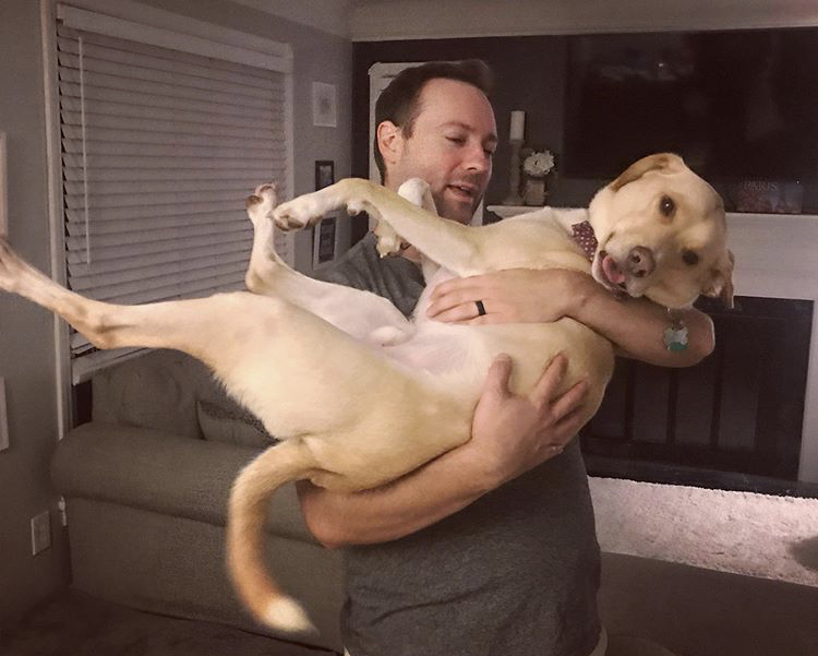 Bill Carrying Sleepy Jake to Bed