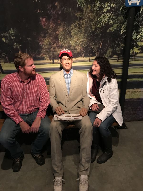Chatting with Forrest Gump at a Wax Museum