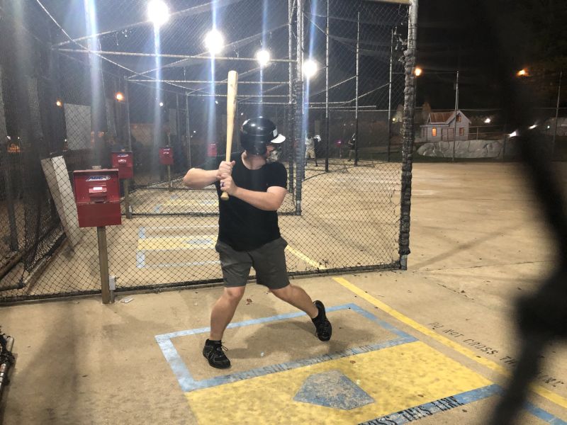 At the Batting Cages