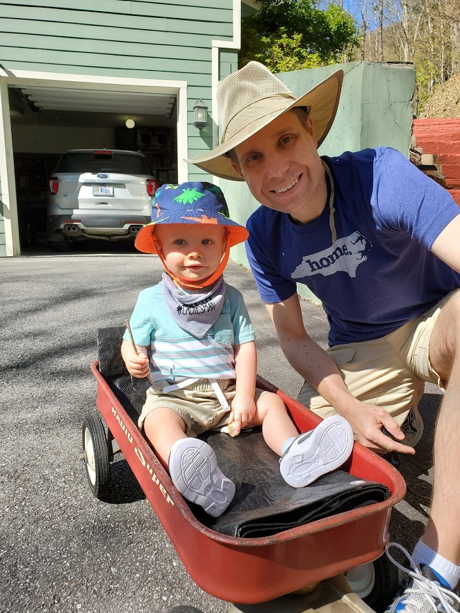 Enjoying a Wagon Ride