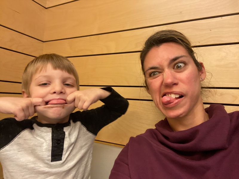 Silly Faces With Our Nephew