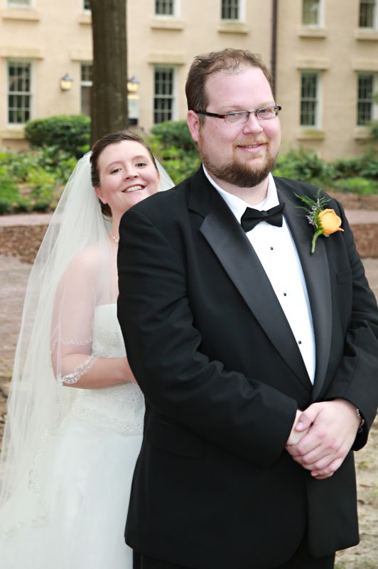 Stephen About to See Melissa in her Wedding Dress for the First Time