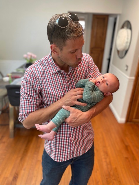 Joshua With Baby James