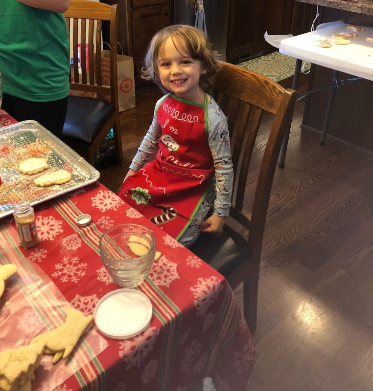 Baking Christmas Cookies