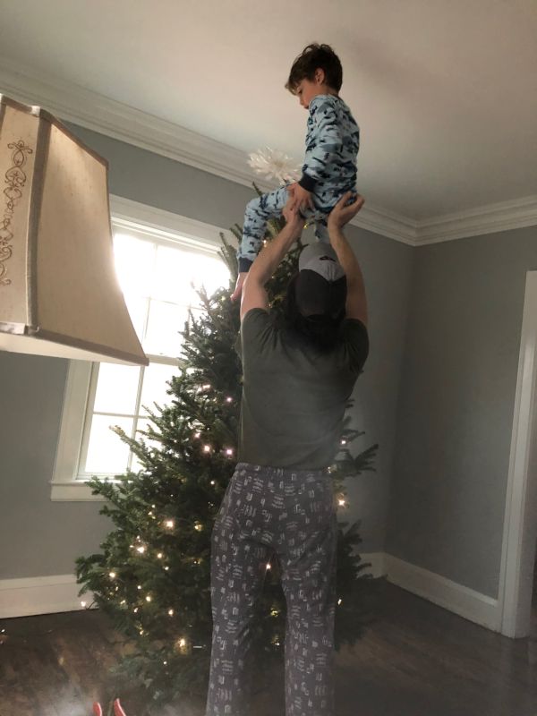 Decorating the Christmas Tree
