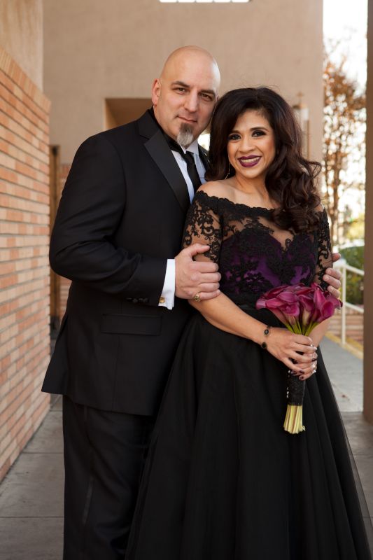 Dressed Up for Our Church Wedding