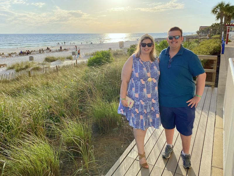 Enjoying the View at the Beach