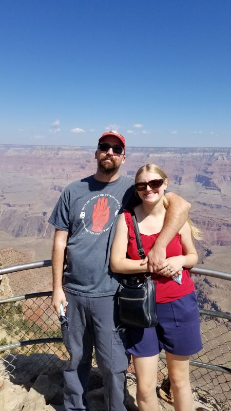 Overlooking the Grand Canyon